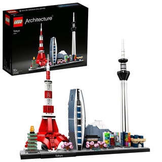 LEGO 21051 Architecture Tokio Skyline-Kollektion, Bausteine, Basteln für Kinder und Erwachsene, Bauset