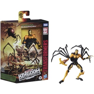 Transformers Spielzeug Generations War for Cybertron: Kingdom Deluxe WFC-K5 Blackarachnia Action-Figur Kinder ab 8 Jahren, 14 cm F0670