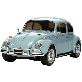 TAMIYA 58572 1:10 RC Volkswagen Beetle (M-06) - ferngesteuertes Auto, RC Fahrzeug, Modellbau, Bausatz zum Zusammenbauen, Hobby, Basteln