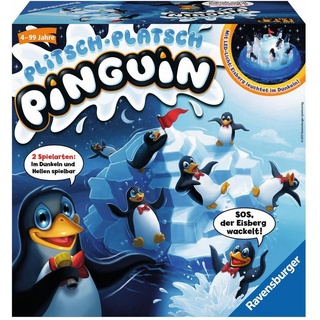 Ravensburger Spiel, Plitsch Platsch Pinguin, Made in Germany, FSC® - schützt Wald - weltweit bunt