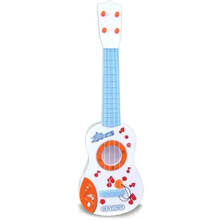 Bontempi 20 2225 Born Baby-Gitarre mit 4 Nylon-Seiten, beige