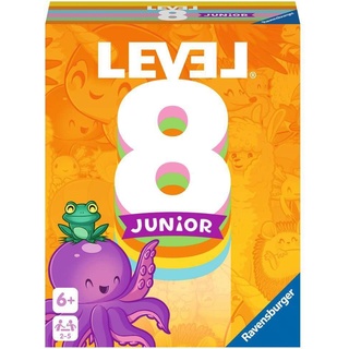 Ravensburger 20860 - Level 8 Junior, Die Junior Variante des beliebten Kartenspiels für 2-5 Spieler ab 6 Jahren / Kinderspiel / Familienspiel / Reisespiel