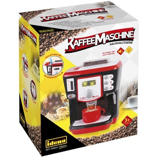 Idena 40234 - Spielzeug Kaffeemaschine mit Sound- und Lichteffekten, Kinder Küchengerät mit verschiedenen Funktionen