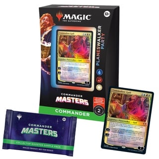 Magic: The Gathering Commander Masters Commander Deck - Planeswalker Party (2-Card Collector Booster Sample Pack - Englische Version)