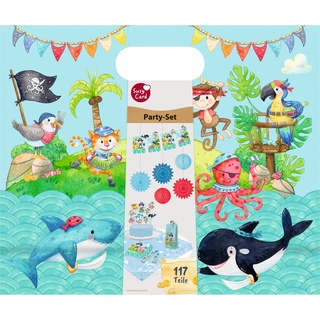 Susy Card Party-Set "Little Pirate", 117-teilig