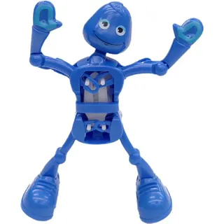 Tanzender Roboter, bezauberndes aufziehbares Tanzspielzeug, fröhliches, lehrreiches, unterhaltsames Uhrwerk-Spielzeug, Geschenk für Kinder-Blau - Blau