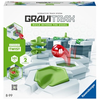Ravensburger GraviTrax Action-Set Twist. Kombinierbar mit allen Produktlinien Starter-Sets Erweiterungen und Elementen für das GraviTrax-Kugelbahn...