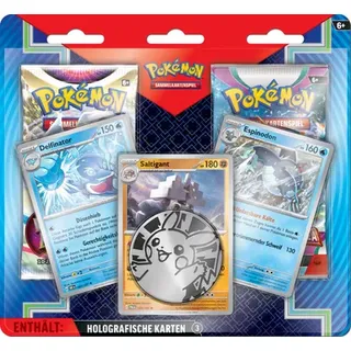 POKEMON 45859 PKM Pokémon Enhanced 2er-Pack Espinodon, Saltigant und Delfinator