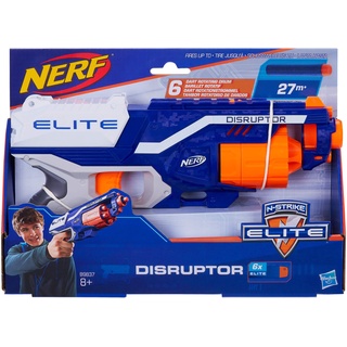 NERF Hasbro B9837EU40 B9837EU4 - N-Strike Elite Disruptor Spielzeugblaster, mit Trommelmagazin, 22.5x32x7.5cm