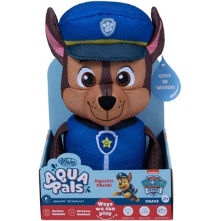 WAHU Aqua Pals Chase Paw Patrol, Plüsch-Wasserspielzeug Kinder ab 2 Jahren, schnelltrocknender, wasserfester Plüsch für Bad und Pool, pflegeleicht