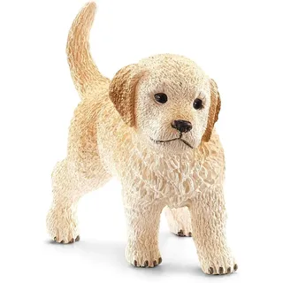 Schleich 16396 - Farm World Golden Retriever Welpe Hund Tierfigur Länge: 46 cm