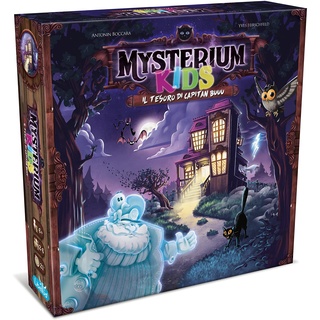 Asmodee - Mysterium Kids: Der Schatz von Captain Buu - Brettspiel, 2-6 Spieler, 6+ Jahre, italienische Ausgabe