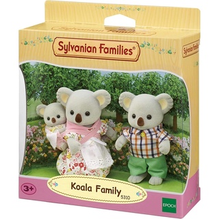 Sylvanian Families 5310 Koala Familie - Figuren für Puppenhaus, Mehrfarbig