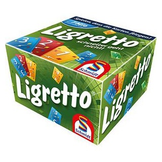Schmidt-Spiele Kartenspiel 01201 Ligretto grün, ab 8 Jahre, 2-4 Spieler