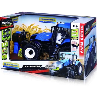 Maisto Tech RC-Traktor New Holland T8.435 Genesis (Maßstab 1:16), Fernsteuerung blau