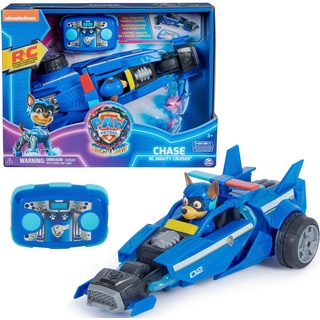 Spin Master RC-Auto Paw Patrol - Movie II - Chases RC Fahrzeug (remote control), mit Chase im Fahrersitz blau