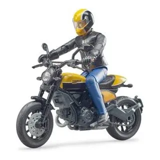 BRUDER 63053 bworld Scrambler Ducati Full Throttle mit Fahrer