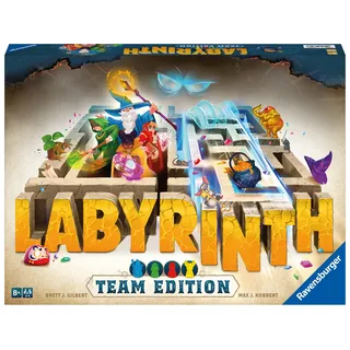 Ravensburger 27328 Labyrinth Team Edition- Die kooperative Variante des Spieleklassikers für 2 - 4 Personen ab 8 Jahren von Brett Gilbert/ Max J. Kobb