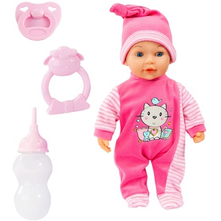 Babypuppe TEARS (38 cm) in rosa