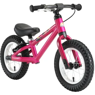 BIKESTAR Mountain Kinderlaufrad Lauflernrad Kinderrad für Jungen und Mädchen ab 3-4 Jahre | 12 Zoll Kinder Laufrad Mountainbike | Berry Lila | Risikofrei Testen