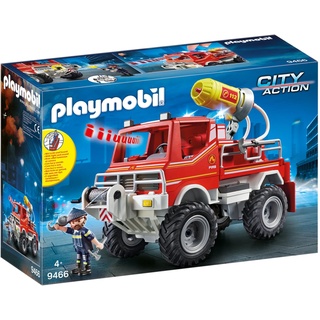 PLAYMOBIL City Action 9466 Feuerwehr-Truck mit Licht- und Soundeffekten, Ab 4 Jahren