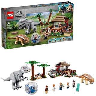 LEGO 75941 Jurassic World Indominus Rex vs. Ankylosaurus, Dinosaurier Set mit Gyrosphäre