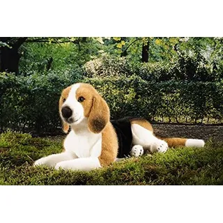 Kösener 7300 Beagle liegend braun/weiß/schwarz 38 cm Plüschbeagle