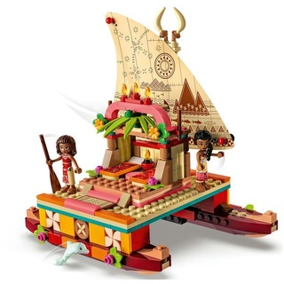 LEGO® Konstruktionsspielsteine LEGO 43210 Disney Princess Vaianas Katamaran, (Set)