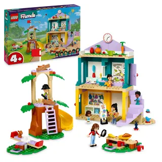 LEGO Friends Heartlake City Kindergarten, Spielset für Mädchen und Jungen ab 4 Jahren, kreative Rollenspiele mit 2 Spielfiguren und 4 Mikro-Spielfiguren, Spielzeug für soziale Entwicklung 42636