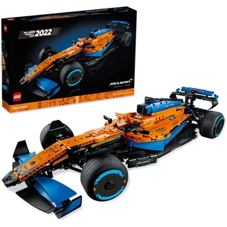LEGO Technic McLaren Formel 1 Rennwagen, Set für Erwachsene, 1.434-teiliger F1-Motorsport-Modellbausatz, Geschenkidee zum Vatertag, für Männer, Frauen, Sammlerstücke, Heimdekoration 42141