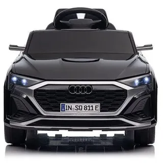 Kinderfahrzeug Elektro Auto "Audi SQ8" 2 Motoren MP3 Schwarz - Schwarz