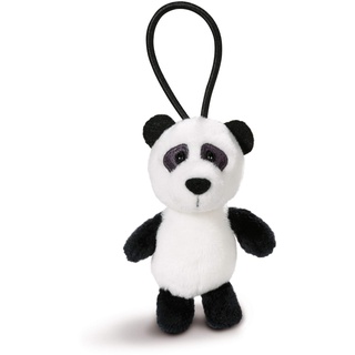 Nici 43613 Anhänger Panda mit elastischer Schlaufe, 8 cm, weiß/schwarz