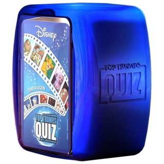 Winning Moves Spiel, Kartenspiel Top Trumps Quiz - Disney Vol. 2, mit 500 Fragen blau
