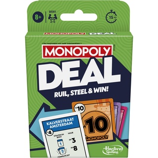 Monopoly Deal Kartenspiel – niederländische Version