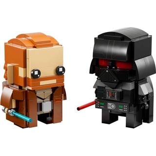 LEGO 40547 Brickheadz Star Wars Darth Vader und Obi Wan Kenobi, aus Ziegelsteinen gebaute Ausstellungsmodelle der ikonischen Charaktere, 260 Teile 10