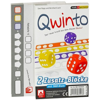 NSV - 4038 - QWINTO - Ersatzblöcke 2er Set - Würfelspiel