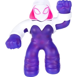 Heroes of GOO JIT Zu Marvel-Helden-Packung mit Ghost Spider: super Stretchy Marvel-Held mit spannender Schleimfüllung; 11,5 cm groß
