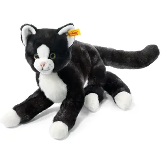 Kuscheltier STEIFF "Mimmi Katze 30 cm" Plüschfiguren schwarz (schwarz, weiß) Kinder Kuschel- Spieltiere