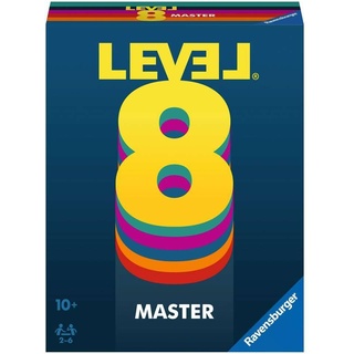 Ravensburger 20868 - Level 8 Master, Die Master Version des beliebten Kartenspiels für 2-6 Spieler ab 10 Jahren / Familienspiel / Reisespiel