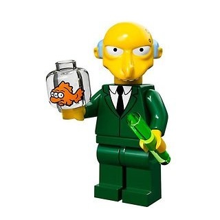 Die Simpsons Lego Mini Figur Mr Burns
