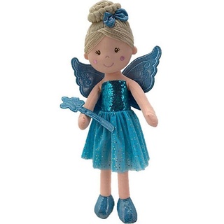 Sweety-Toys Stoffpuppe Sweety Toys 13265 Stoffpuppe Fee Plüschtier Prinzessin 60 cm blau blau