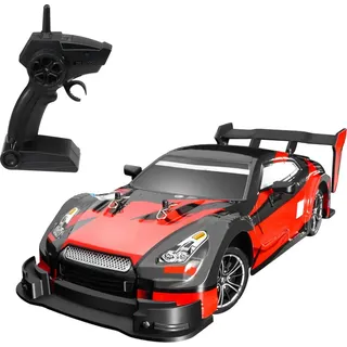 RC Drift Car 1:16 RC Car 2.4GHz 4WD 30km/h Ferngesteuertes Auto RC Race Car High Speed Kinder Weihnachtsgeschenk Spielzeug RTR,Rot Ferngesteuerte Auto