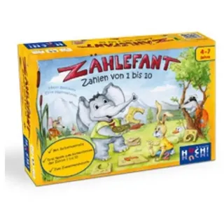 HUCH! Spiel 877550 - Zählefant - Zahlen von 1-10, Kartenspiel (DE-Ausgabe), Familienspiel, Logikspiel bunt