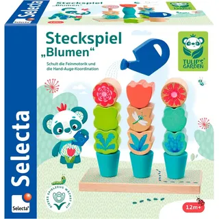 Selecta Steckspielzeug Selecta Blumen Steckspiel bunt