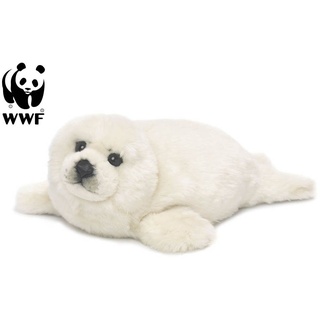 WWF Kuscheltier Plüschtier Robbe (weiß, 38cm) weiß