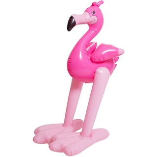 Folat Dekofigur Aufblasbarer Flamingo, Partydeko zum Aufpusten für eine tierische Mottoparty, Geburtstag ode rosa