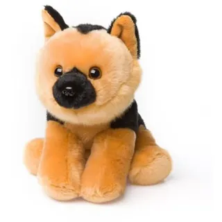 Anna Club Plüschtier - Schäferhund Hund (15cm) lebensecht Kuscheltier Stofftier - Braun