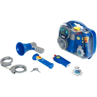 Theo Klein Polizeikoffer I Mit Taschenlampe, Walkie-Talkie, Megafon und Handschellen I Spielzeug für Kinder ab 3 Jahren