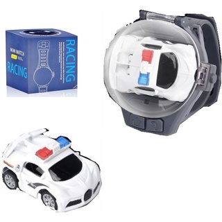autolock RC-Auto Mini Fernbedienung Auto Uhr Spielzeug Remote Control Car Watch Toys, 2,4 GHz Armbanduhr Spielzeug USB Elektrisches Spielzeugauto für Jungen weiß