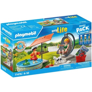 Playmobil® Konstruktions-Spielset Planschspaß zu Hause (71476), City Life, (29 St), teilweise aus recyceltem Material; Made in Europe bunt